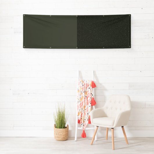 Custom Olive Green Split Banner (Insitu)