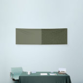 Custom Olive Green Split Banner (Messeveranstaltung)