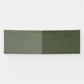 Custom Olive Green Split Banner (Horizontal)
