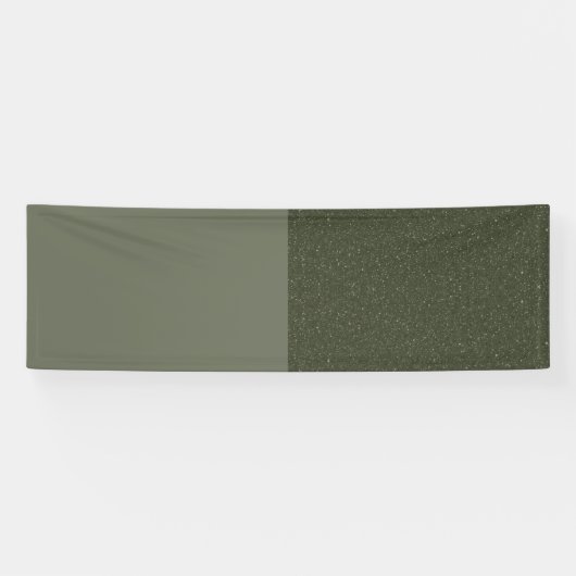 Custom Olive Green Split Banner (Horizontal)