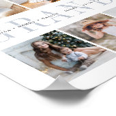 Custom Oma 7 Foto Großkinder Collage Print Poster (Ecke)