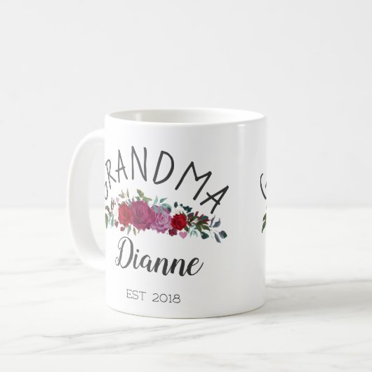 Custom Oma Coffee Tasse (Vorderseite Links)