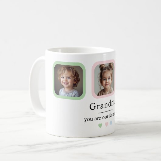Custom Oma Foto Gift Kaffeetasse (Vorderseite Links)
