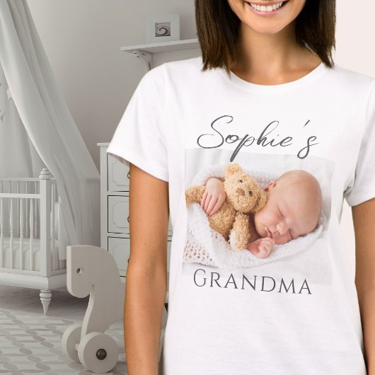 Custom Oma Foto T-Shirt