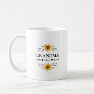 Custom Oma mit Kindern Namen Mütter Tagesgeschenk Kaffeetasse