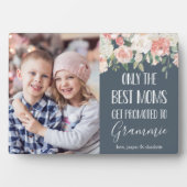 Custom Oma Nickname Mother's Day Foto Fotoplatte (Vorderseite)