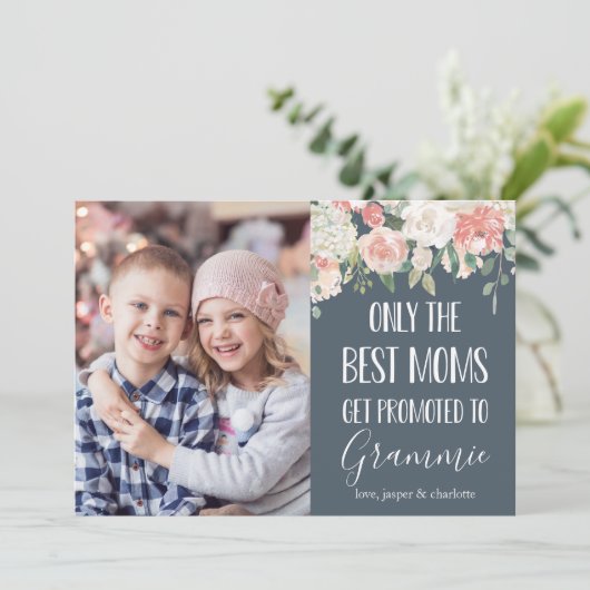 Custom Oma Nickname Muttertagskarte (Stehend Vorderseite)