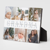 Custom Oma Oma Grandchildren FotoCollage Fotoplatte (Seite)