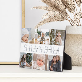 Custom Oma Oma Grandchildren FotoCollage Fotoplatte