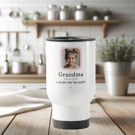 Custom Oma Travel Mug | "Du bist mein Liebling. Reisebecher
