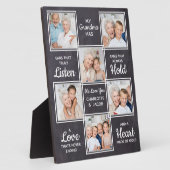 Custom Oma Unique Foto Collage Fotoplatte (Seite)