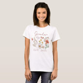 Custom Oma Wildblumen T-Shirt (Vorne ganz)