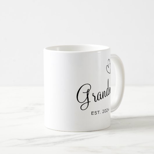 Custom Oma's Coffee Cup Weihnachtsgeschenk für Gr Kaffeetasse (VorderseiteRechts)