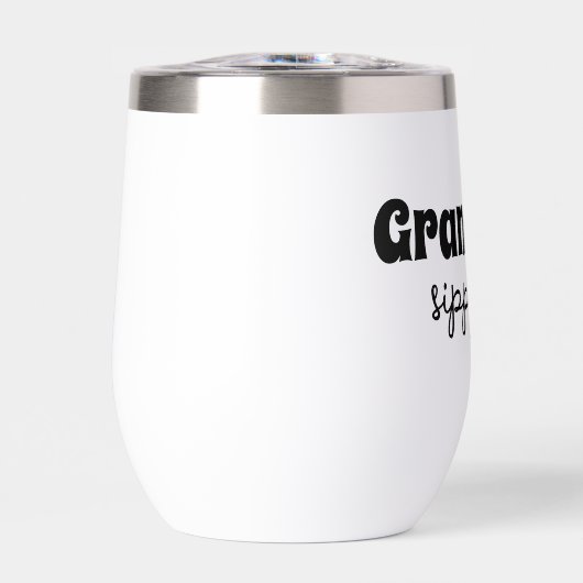 Custom Oma's Sippy Cup Wine Tumbler (Vorderseite)