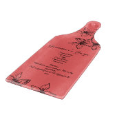 Custom Oma's Weihnachtsrezept Schneidebrett (Ecke)