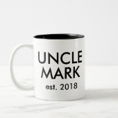 Custom Oncle Tasse Neue Baby Schwangerschaft Ankün (Links)