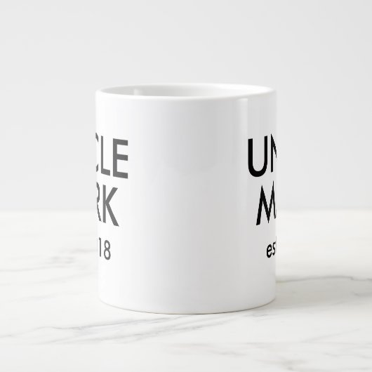 Custom Oncle Tasse Neue Baby Schwangerschaft Ankün (Vorderseite)