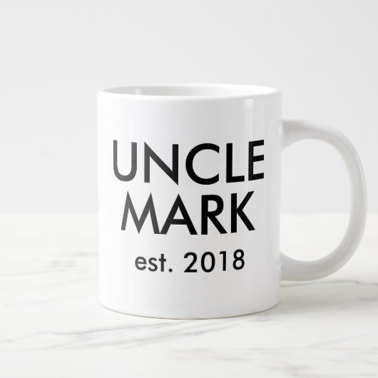 Custom Oncle Tasse Neue Baby Schwangerschaft Ankün (Rechts)