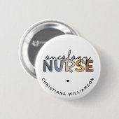 Custom Oncology Nurse Oncology RN Geschenke Button (Vorne & Hinten)