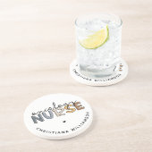 Custom Oncology Nurse Oncology RN Geschenke Getränkeuntersetzer (Seite)