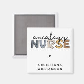 Custom Oncology Nurse Oncology RN Geschenke Magnet (Vorderseite/Rückseite)