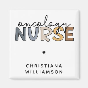 Custom Oncology Nurse Oncology RN Geschenke Magnet