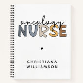 Custom Oncology Nurse Oncology RN Geschenke Notizblock (Vorderseite)