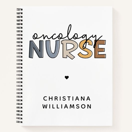 Custom Oncology Nurse Oncology RN Geschenke Notizblock (Vorderseite)