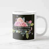Custom One Foto Artwork Slogan Jumbo-Tasse (Rechts)