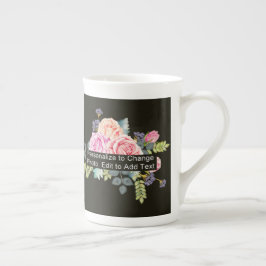 Custom One Foto Artwork Slogan Porzellantasse