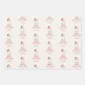 Custom One Jolly Goose December First Birthday Geschenkpapier Set (Vorderseite)