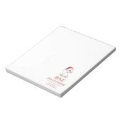 Custom One Jolly Goose December First Birthday Notizblock (Rotiert)