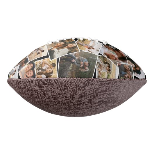 Custom “Only One in My Huddle” 12 Photo Football (Gedreht 90)