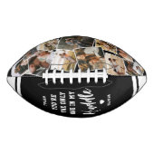 Custom “Only One in My Huddle” 12 Photo Football (Vorderseite)