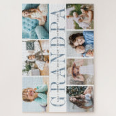 Custom Opa 7 Foto Großkinder Collage Puzzle (Vertikal)