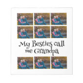 Custom Opa 9 FotoCollage Notizblock (Vorderseite)