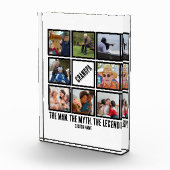 Custom Opa der Mann Mythos Legende 8 Foto Collage (Rechts)