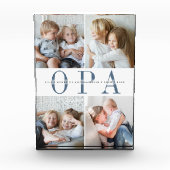 Custom Opa Grandchildren Fotoblock (Vorderseite)