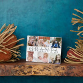 Custom Opa & Grandkids Foto Collage Plaque Fotoplatte (Seite)