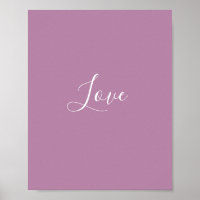 Custom Opera Mauve Solid Color Minimalistische Hoc
