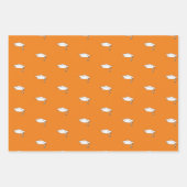 Custom Orange Abschluss Herzlichen Glückwunsch Geschenkpapier Set (Vorderseite 2)