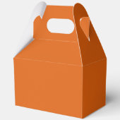 Custom Orange High School Alumni Wiedersehen-Party Geschenkschachtel (Rückseite)