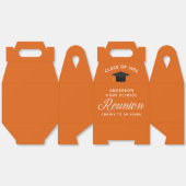 Custom Orange High School Alumni Wiedersehen-Party Geschenkschachtel (Ungeklappt)