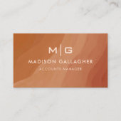 Custom Orange Lmon Pink Ästhetik Beruflich Visitenkarte (Vorderseite)