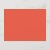 Custom Orange Red Picture Perfect Standard Postkarte (Vorderseite)