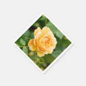 Custom Orange Yellow Rose Serviette (Ecke)
