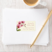 Custom Orchid Address Labels Adressaufkleber (Insitu)
