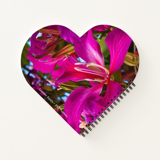 Custom "Orchid Tree" SpiralNotebook Notizblock (Rückseite)