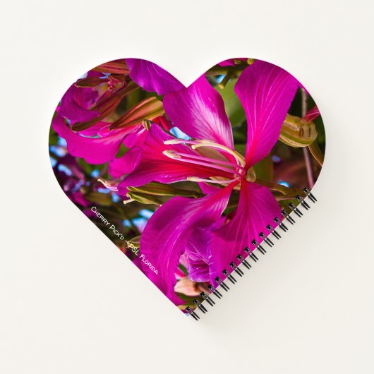 Custom "Orchid Tree" SpiralNotebook Notizblock (Rückseite)