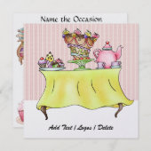 Custom Order # 2 - MEHR KOMMEN! Einladung (Vorne/Hinten)